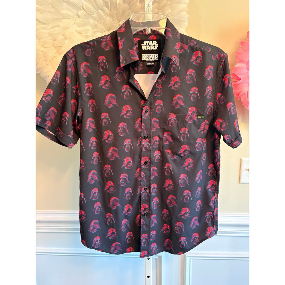 RSVLTS DAR VADER KUNUFLEX BUTTON DOWN SHIRT SIZE M